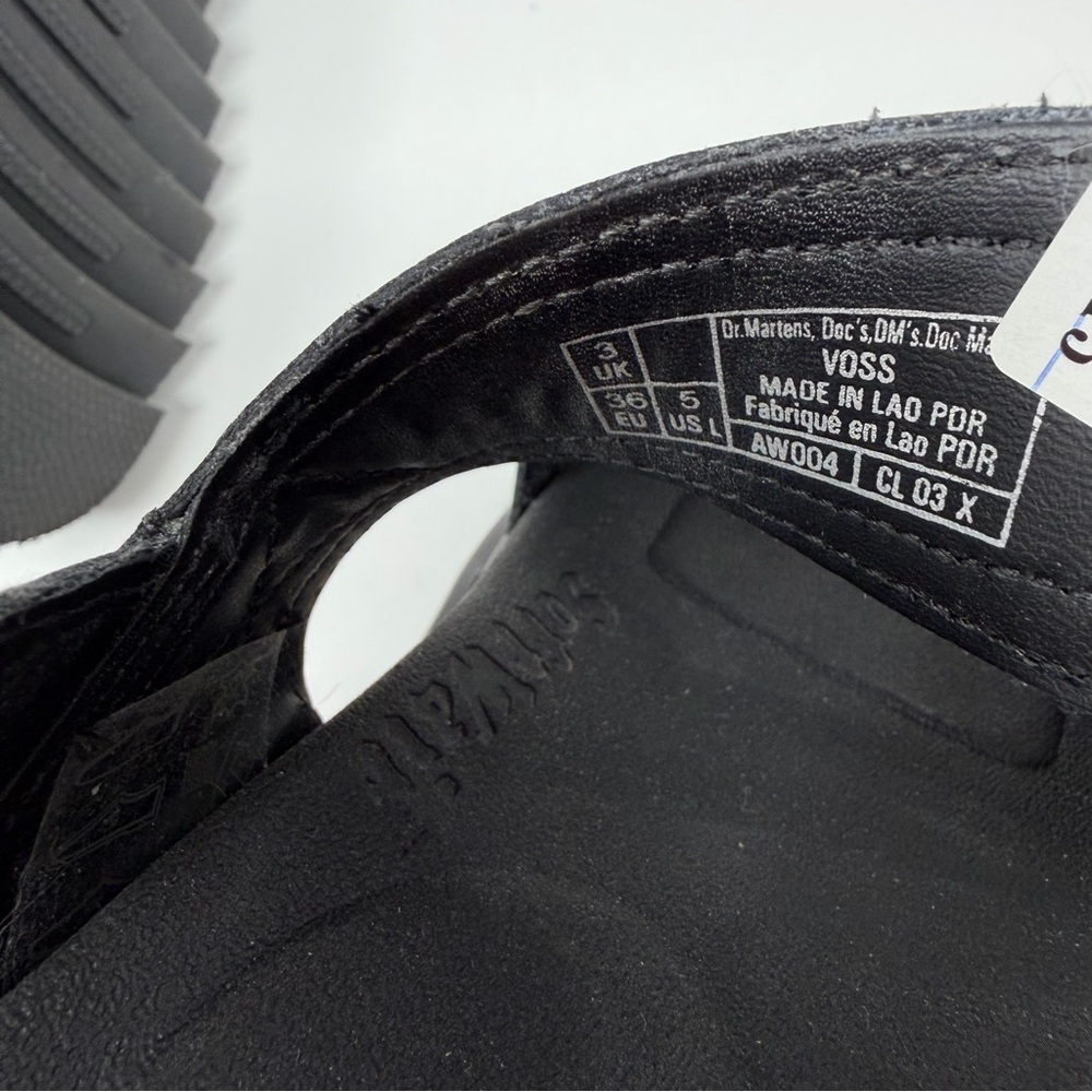 Dr. Martens Voss Hydro Sandal Black Size 5 - Picture 9 of 9